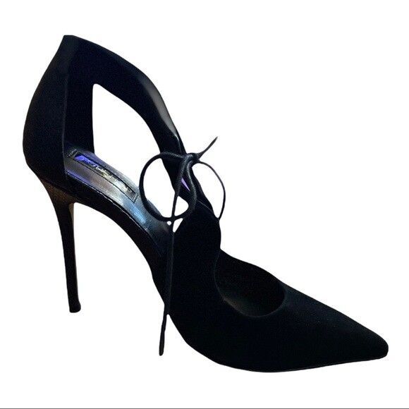 TOPSHOP Genie Lace-Up Pump Heel sz 38 / 7.5 - Picture 5 of 5